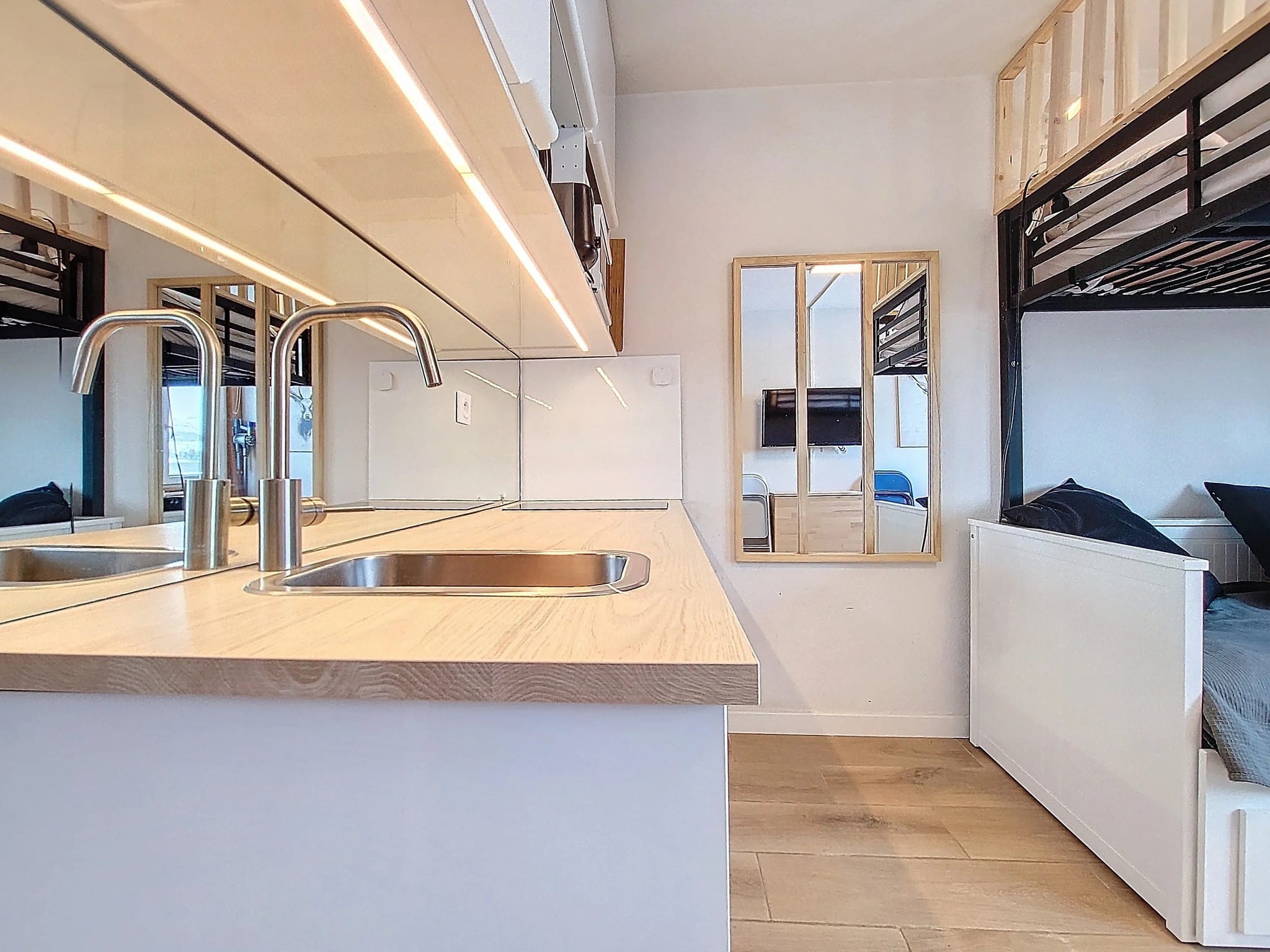 Studio Devoluy — Salle de bain rénovée, Résidence Le Bois d'Aurouze Superdévoluy